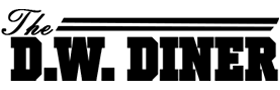 The D&W Diner Logo Black